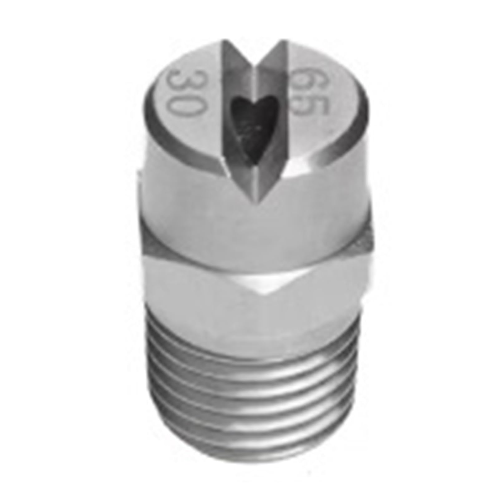 Boquilla de ventilador 6530 de 2 pulgadas para un flujo uniforme con orificio de 3,6 mm
