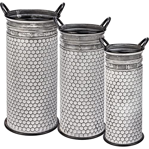Primitives-by-Kathy-Honeycomb-Decorative-Bucket-Set Primitives by Kathy Honeycomb Decorative Bucket Set