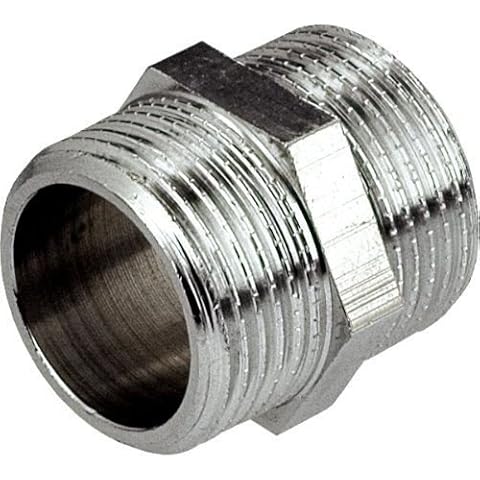 1/2" INCH Thread Pipe Connection Male x Male Screwed Nipple Cover