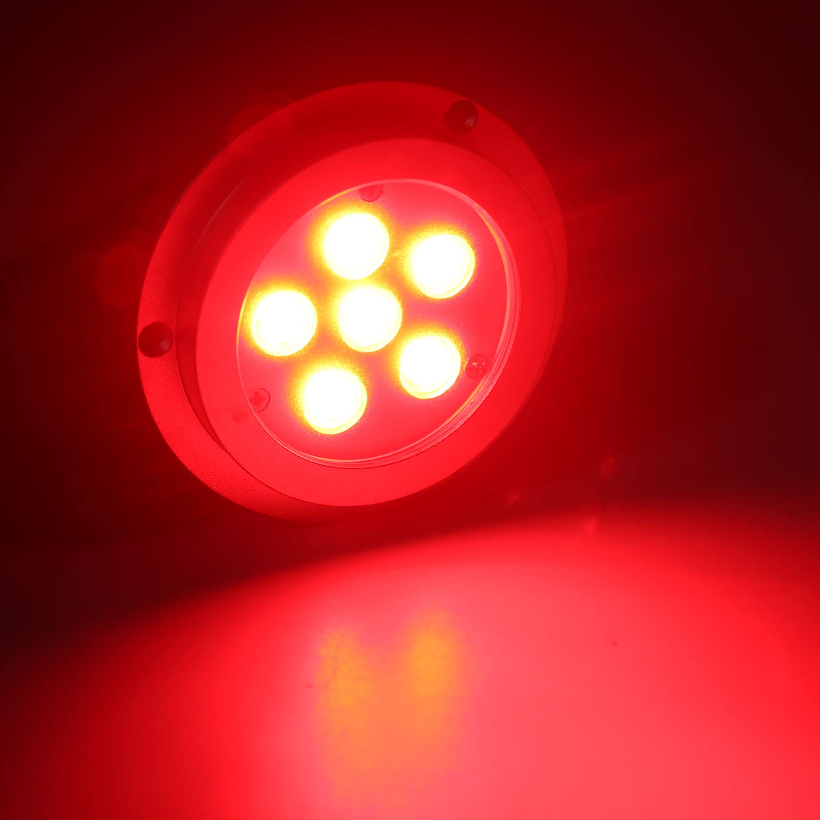 Luce Subacquea Marina Impermeabile IP68, 3,8 Pollici in Acciaio Inossidabile 316 LED per Barca a Tenuta Forte per Navi Yacht Barche a Motore