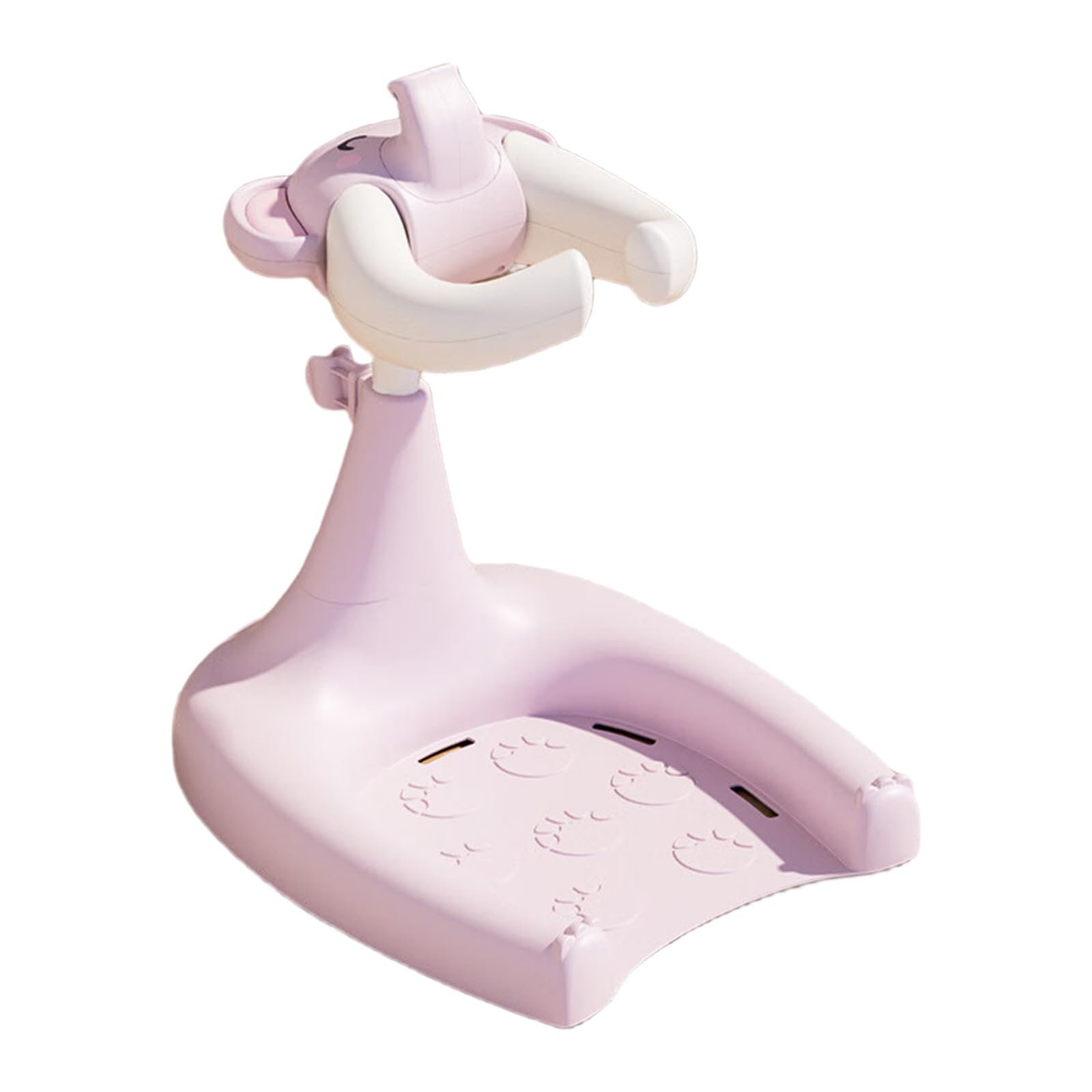 Toddler Bath Helper Lovely Bathing Rack Baby Standing Shower with Adjustable Height and Stable Base
