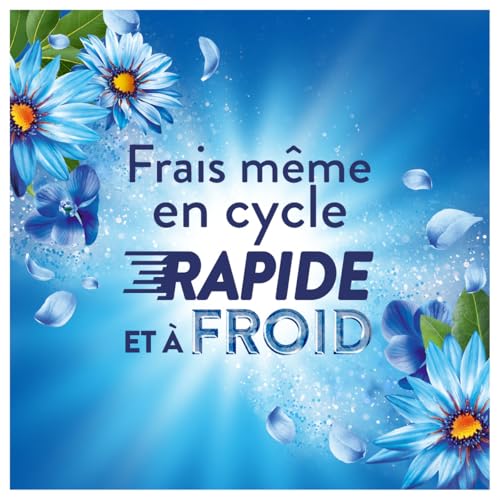 Lenor Adoucissant 216 (8x27) Lavages, Parfum Envolée d’Air, 24H De Fraîcheur Relaxante, Avec Une Touche D’Huiles Essentielles, Testé Dermatologiquement, Fabriqué En France – vue 7
