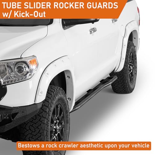 Estribos Rock Sliders Hooke Road para Toyota Tundra 2007-2021 miniatura 3