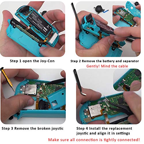 Joystick de remplacement pour manette Joy-Con contre le drift de la Switch