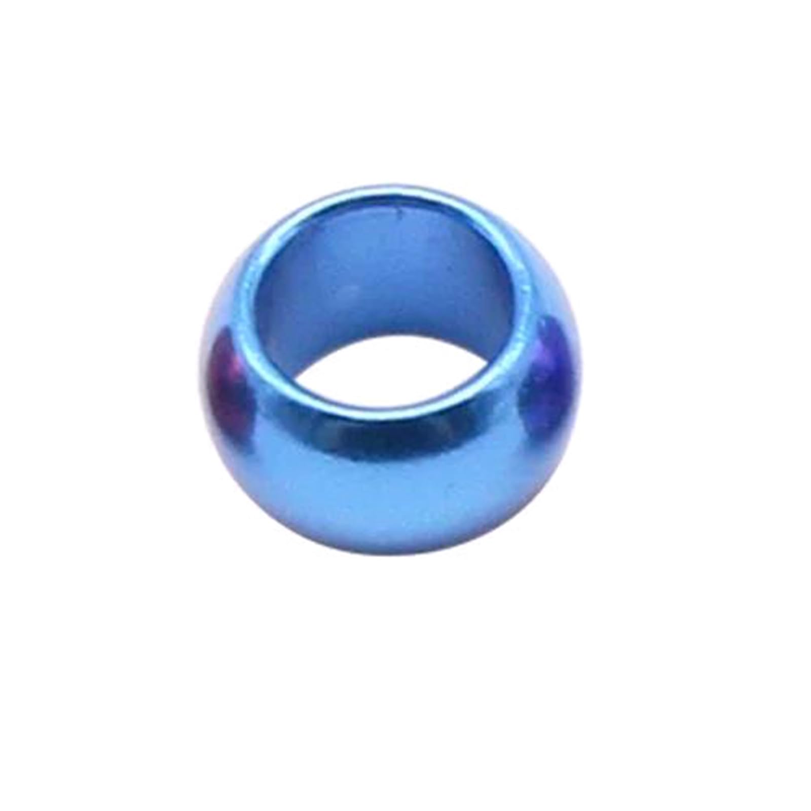 Anillas de aluminio para patas de aves, 12 anillos de aluminio for patas pájaro, diámetro interior 8-10 mm, multicolor, sin número(Blue,ID 8mm)