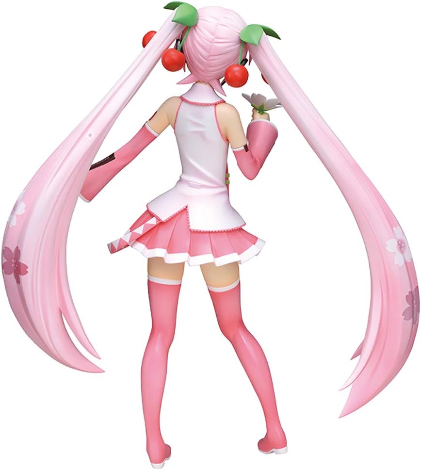 Sega Hatsune Miku Super Premium Action Figure Sakura Miku, 9"