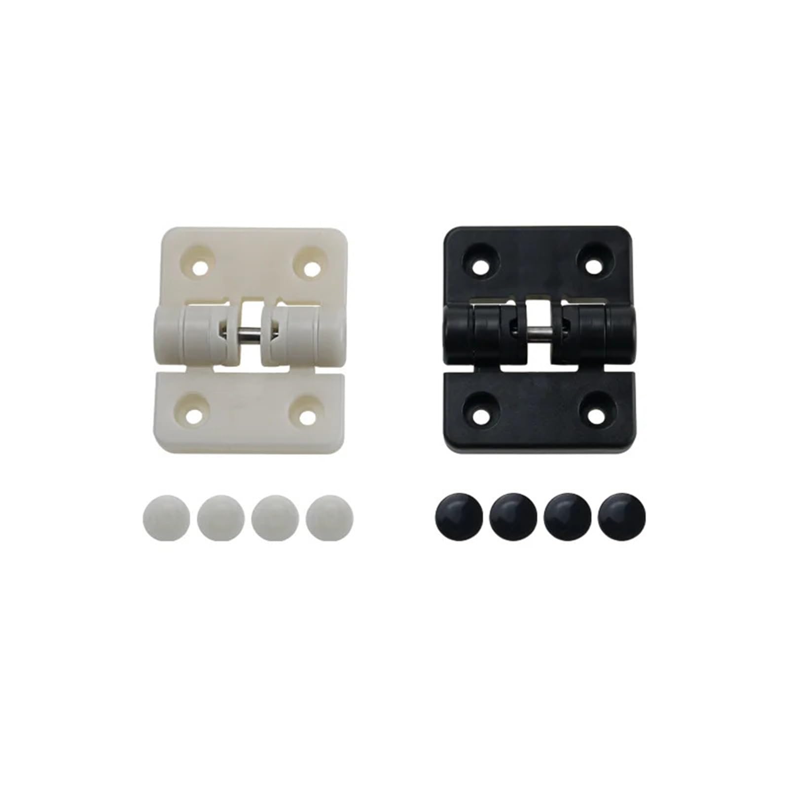 90-Degree Resin Damping Torque Hinges Industrial Electrical Mechanical Equipment Hinges 1Pcs(White)