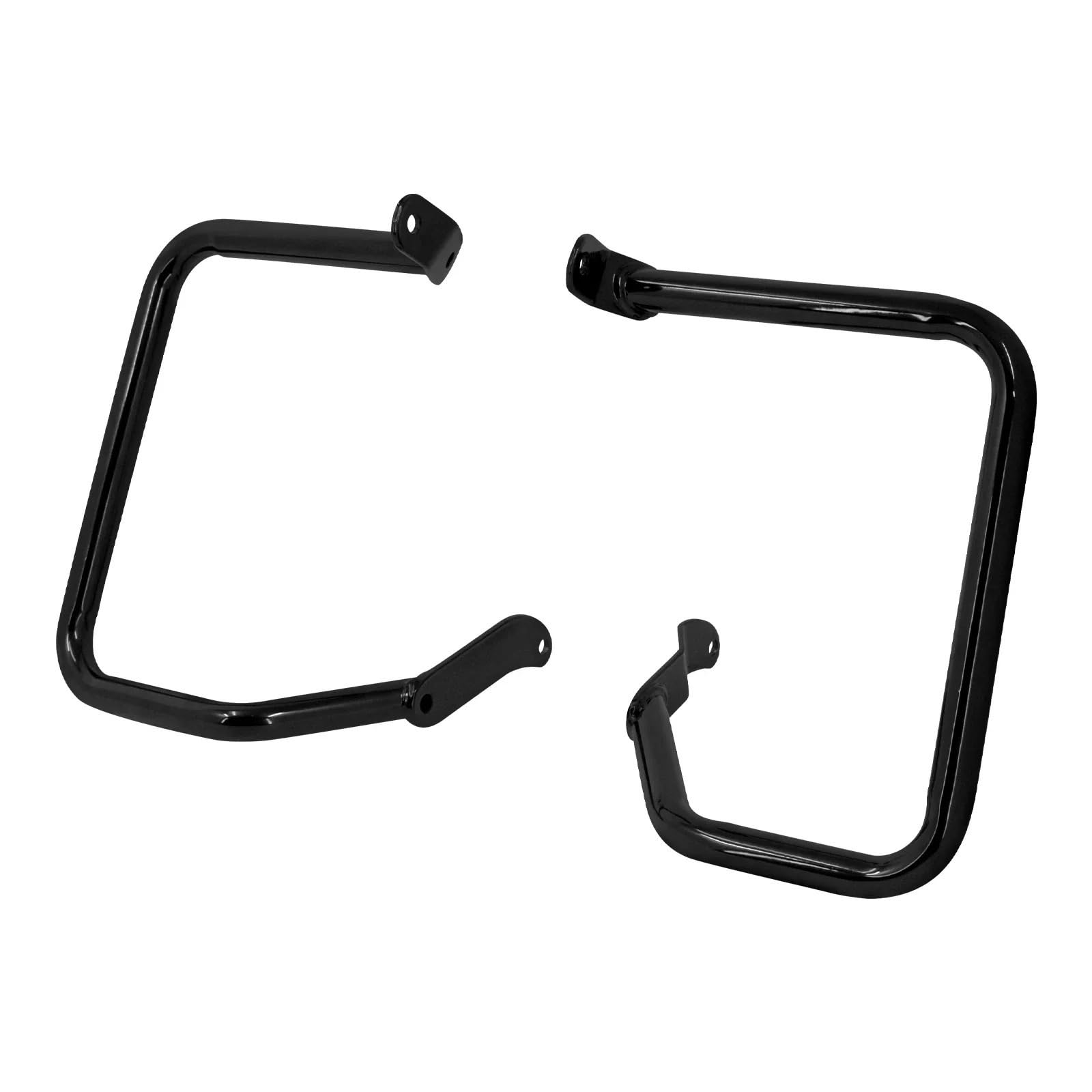 crash bar Osłona tylnego zderzaka motocyklowego Crash Bar pasująca do Harley Night Train Springer Standard 00-05 Softail FLSTC 00-17(Saddlebag Guard B)