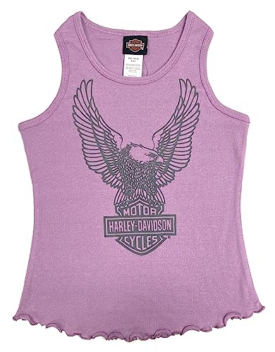 Harley-Davidson Big Girls' Eagle Rib Sleeveless Tank Top