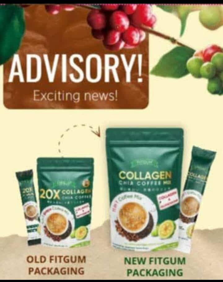 Amazon.com : FIT GUM 20X Collagen Chia Coffee - 11 in 1 Coffee Mix