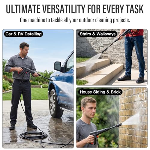 Portable Power Washer Battery Operated
