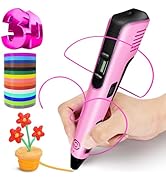 3D Pen for Kids, 3D Printer Pen with 150ft PLA Filament Refills, 3D Printing Pen 3D Craft Drawing...