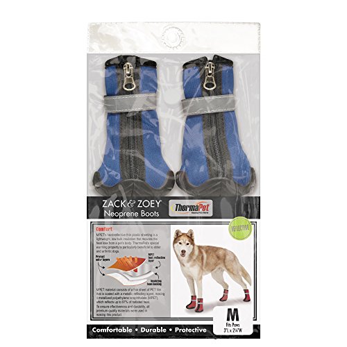 Zack & Zoey ThermaPet Neopren-Stiefel, Blau, Größe S Cover