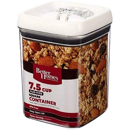 Better Homes and Gardens Flip-Tite 7.5 Cup Square Container
