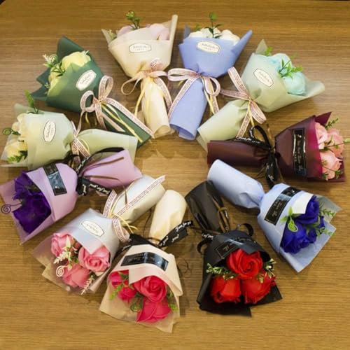 Roses de savon cadeau Saint-Valentin idéal pour exprimer votre amour avec élégance - 5