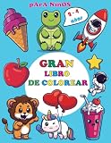 Gran libro de colorear para niños: libro de colorear de 2 a 4 años ANIMALES | GENTE | OBJETOS