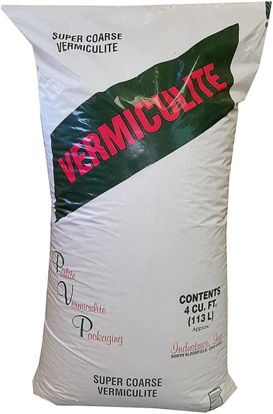 PVP Super Coarse Vermiculite Professional Grade - Excellent Soil Conditioner - Super Coarse Grade Granule – 103 Quarts - 4 Cubic Foot