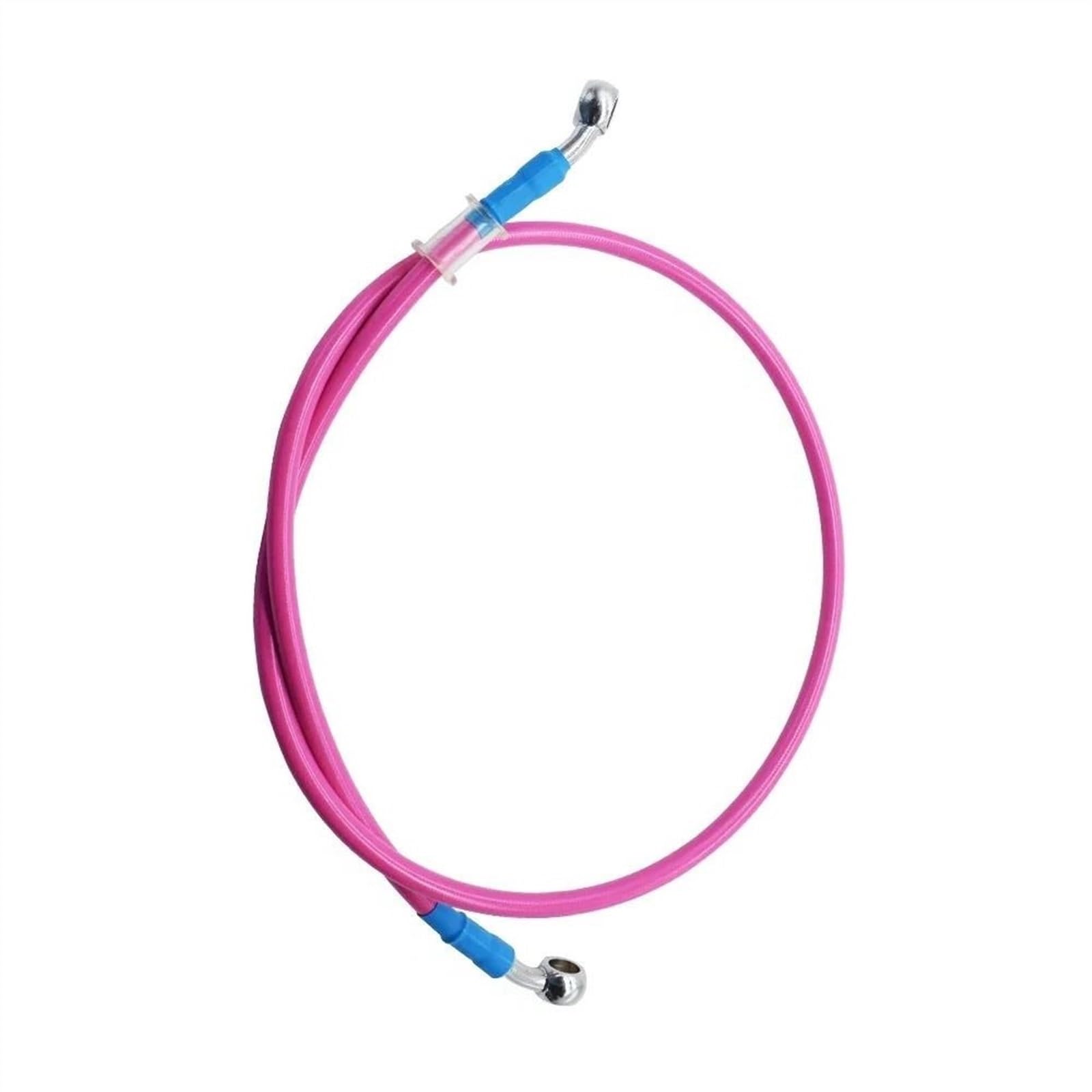 Ksxzw Pink Motorbike Part Motorcycle Brake Oil Hose Line Pipe Hydraulic Reinforced Stainless Steel Braided 220Cm