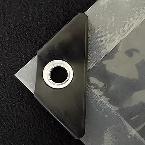 Lona de PVC Transparente con Ojales Cubierta de Vinilo Impermeable Exterior 5