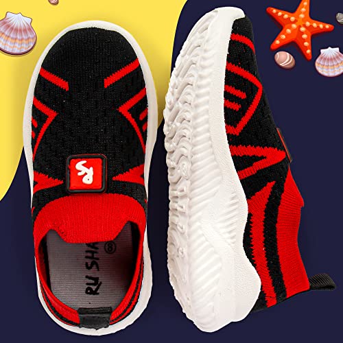 Image of Casual Shoes for 2 Years to 4 Years Kids Boys & Girls Abstract Non Woven Design Slip-On Light Weight Sneakers for Toddler