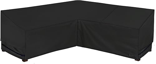 Miniatura 10 de NettyPro Funda para Banco Sofá de Dos Plazas de Patio de 58 Pulgadas, Impermeable 600D Resistente Muebles de Exterior Funda para Sofá de 2 Plazas,