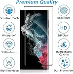 【2 Pack】 Sinslen Screen Protector for Galaxy S22 Ultra, S22ultra Tempered Glass Screen Protector, [3D Curved][Anti-Scratch][Anti-Fingerprint] Tempered Glass Screen Protector for Galaxy S22 Ultra (Galaxy S22 Ultra)