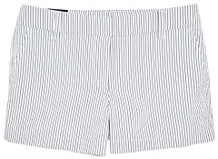 White Noble Peri Striped Seersucker