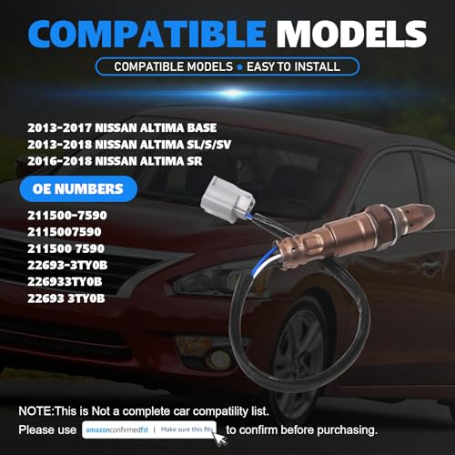 Sensor de oxígeno 211500-7590 para Nissan Altima 2013-2018 miniatura 2