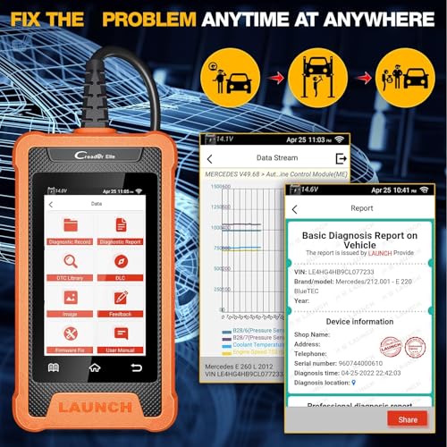 Launch YZB05 2024 Launch Creader Elite For Mercedes-Benz Mb Sprinter Maybach Full System Obd2 Scanner, Bidirectional Diagnostic Scan Tool thumb #5