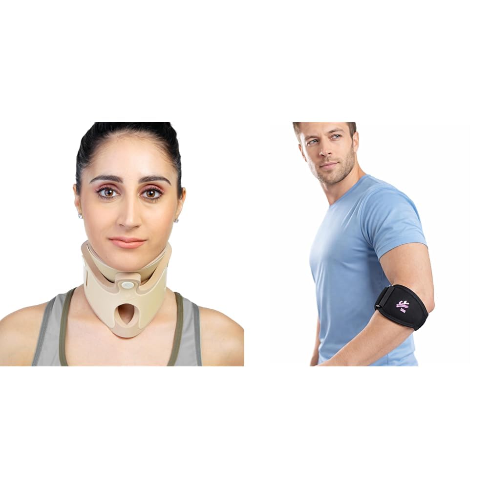 Flamingo Cervical Immobilizer Gel Tennis Elbow Support Brace | Elbow Arm Brace For Sports, Gym, Joint Pain, Tendonitis-image-7