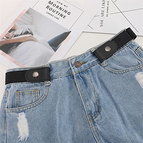 Buckle-Free Belt for Jean Pants,Dresses,No Buckle Stretch Elastic Waist Belt No Hassle Waist Belt4
