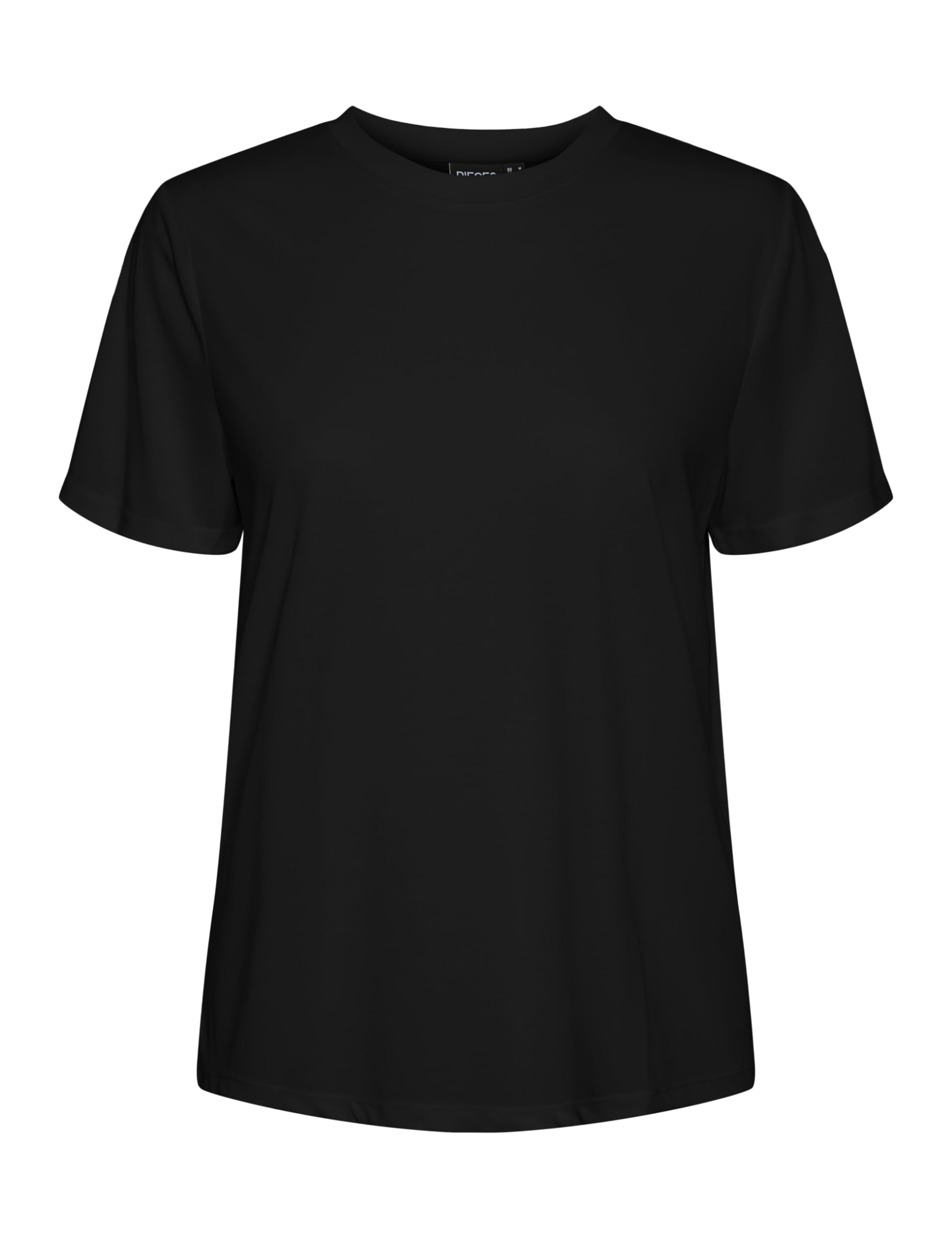 PIECES Women's Pcanora SS Tee BC T-Shirt, Black, S