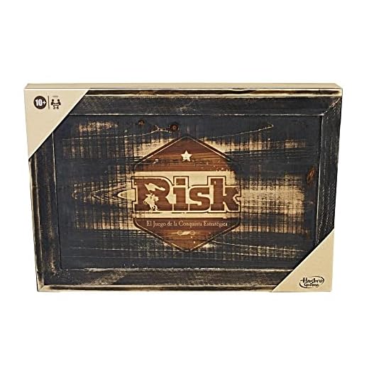Hasbro CA-TV-1469 Gaming Juego Risk Rustic Series Edition, Juego de Mesa para familias, Niños y niñas, De 2 a 5 Jugadores, Multicolor