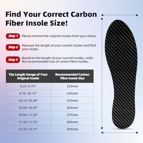 Plantillas rígidas de fibra de carbono 1.5mm para hombres y mujeres miniatura 2