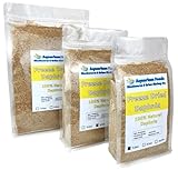 Aquatic Foods Inc. Daphnia, Freeze Dried Fresh Water Daphnia for Fry, Baby and Small Tropicals, Marines, Corals, Anemones, Cichlids, Fry and Baby Koi & Pond Fish…3.2oz Clear Bag