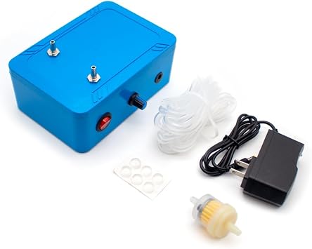 iDili DC 12V Negative Pressure Pump Laboratory Adjustable Flow Rate Filtration Gas Sampling Circulating Pump Rechargeable Vacuum Pump 3-18L