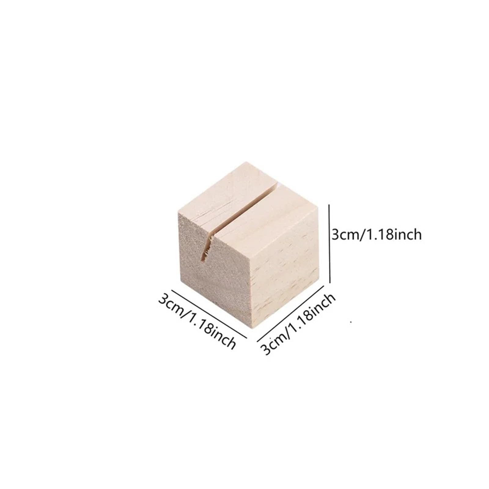10 Stück rustikale Hochzeits-Tischkartenhalter aus Holz, Foto-Postkarten-Clip-Ständer, Verlobung, Geburtstag, Party, Tischnummer, Namensschild Für Party(Square)