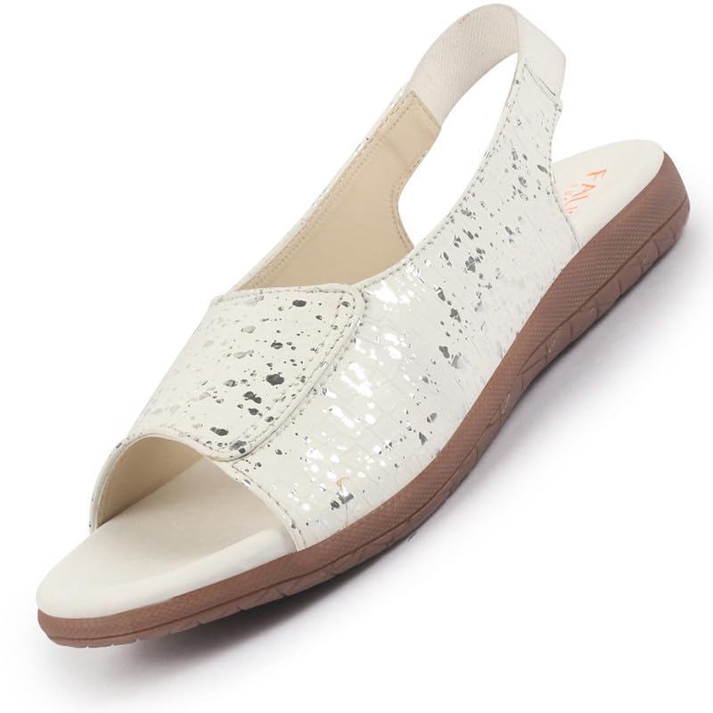 See full amazon price history chart for FAUSTO FST KI-666 WHITE-39 Womens White Shiny Textured Elastic Back Strap Peep Toe Flat Sandal With Cushioned Footbed|Party|Dress|Ethnic (6 UK) FAUSTO FST KI-666 WHITE-39 Womens White Shiny Textured Elastic Back Strap Peep Toe Flat Sandal With Cushioned Footbed|Party|Dress|Ethnic (6 UK) (B0D8Q733D7) Amazon Price History, Amazon Price Tracker
