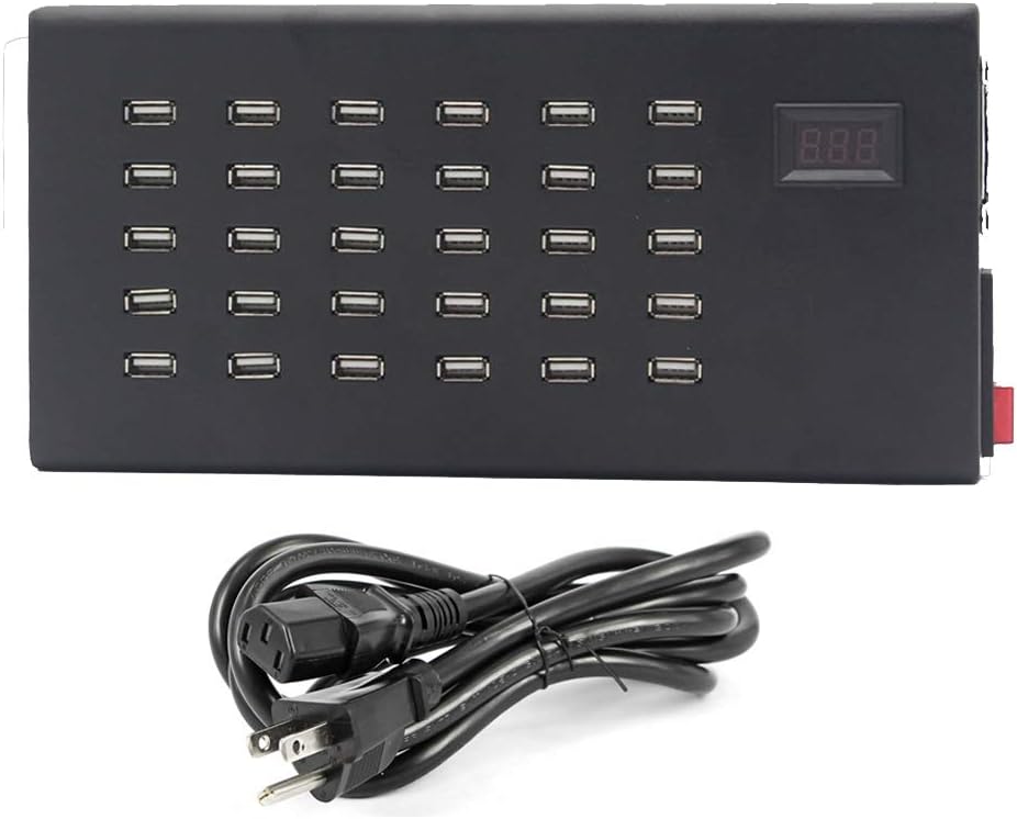 Chicheng 110V input 400W 30 Ports USB Charging station for iPhone 7/6/Plus/6/5S/5C/5/4S, iPad Pro/Air/Mini/3/2/1 adapt to the hotel / school / shopping malls SHIPPING BY DHL(30 ports)