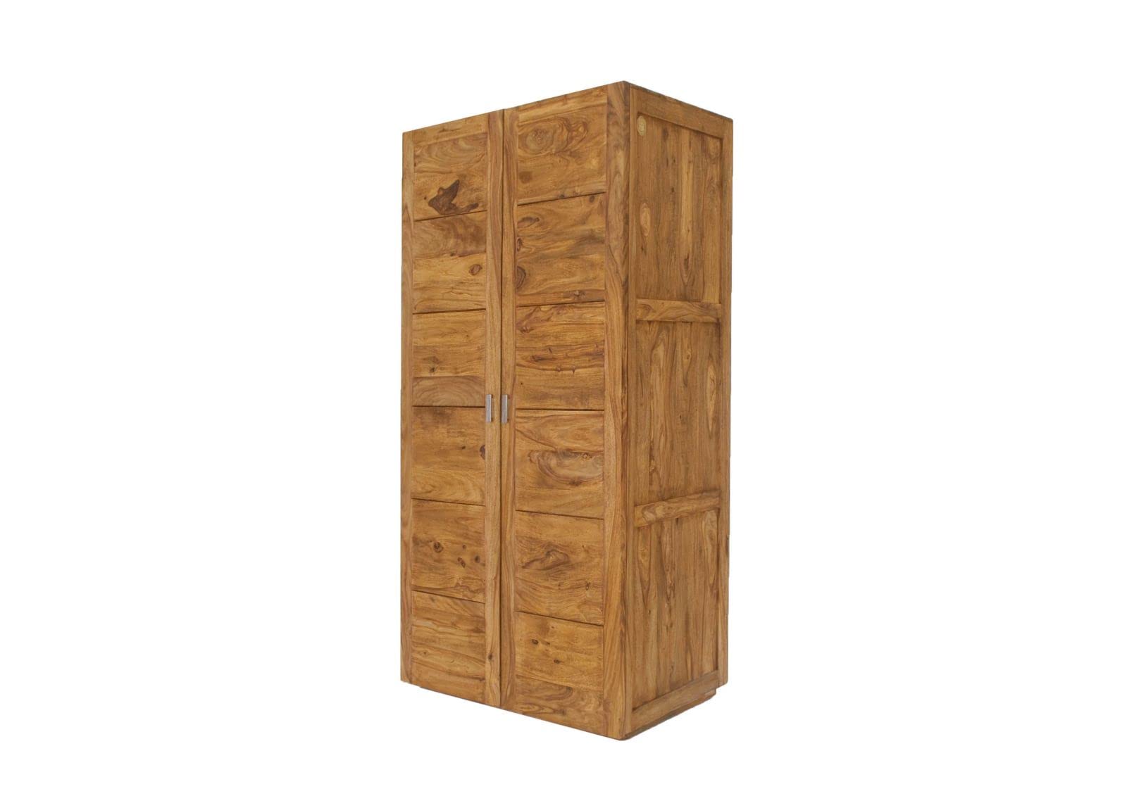 Armoire En Bois Massif Palissandre Des Indes – 200x74,5x45 Cm