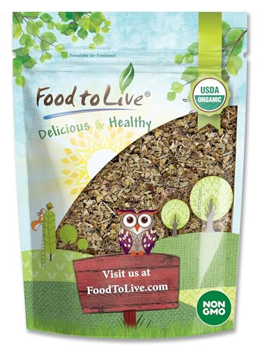 Food to Live - Organic Basil Leaves, 12 Ounces – Dried & Cut. Great for Pizzas, Pesto, Soups, Sauces, Salads and Herbal Tea. Non-GMO. Kosher. Bulk