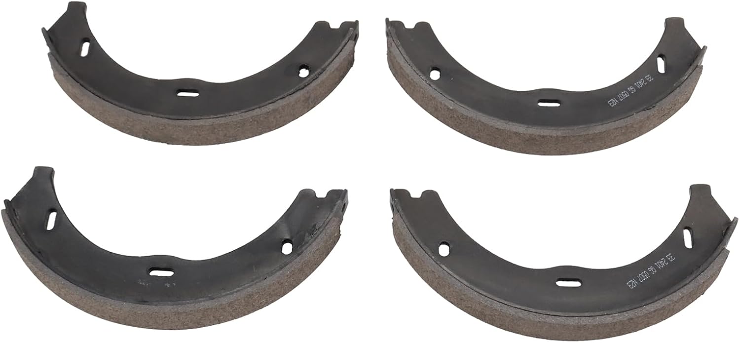 Rear Parking Brake Shoe Set Compatible with 2016-2020 Mercedes-Benz Metris