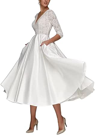 Elegant Amazon Short White Wedding Dresses for the Perfect Bridal Look