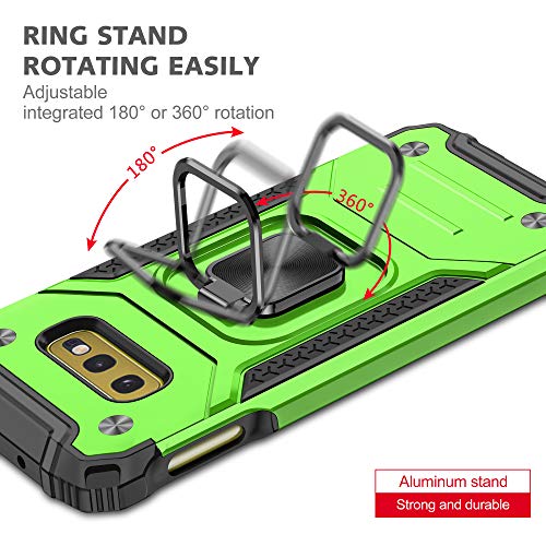 Coque Galaxy S10E blindée vert résout le problème des chutes et casses - 6