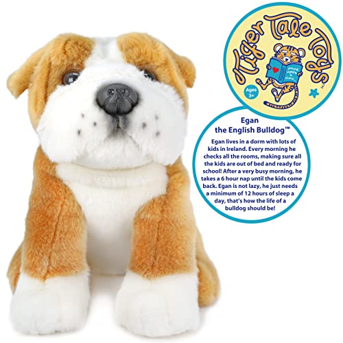 Viahart Egan The English Bulldog | 9 Inch Stuffed Animal Plush | By Tiger Tale Toys #TOP2