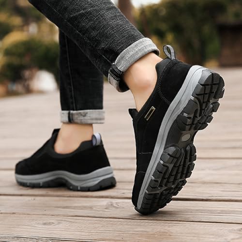 Enjerr Orthopedic Shoes for Men, Slip-On Outdoor Sneakers, Comfortable Waterproof Walking Hiking Shoes2