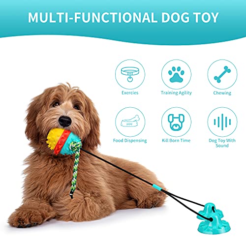 Interactive Dog Toys For Boredom And Stimulating,Mentally Stimulating Toys For Dogs,Dog Mental Stimulation Toys,Tug Toy For Dogs,Suction Cup Dog Toy Tug Of War,Dog Chew Toy For Aggressive Chewers #TOP5
