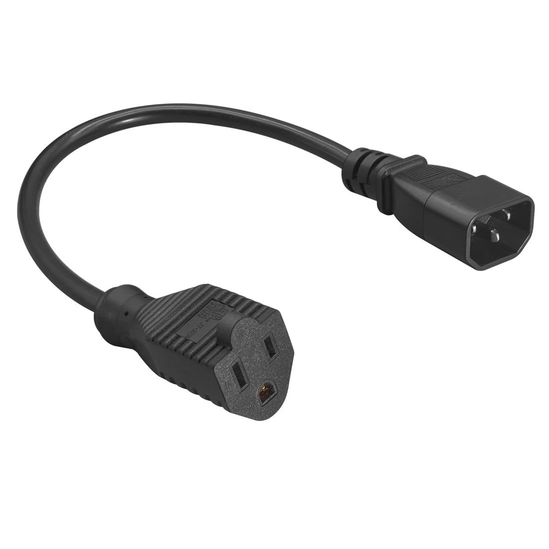 Amazon | Toptekit C14 - 5-15R 電源コード IEC320 C14 - NEMA 5-15R