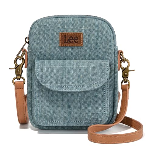 Montana West x Lee Crossbody Bags for Women Small Denim Trendy Purses Travel Shoulder Handbags with Adjustable Strap