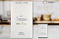 Vista 5 de Thirteen Chefs Tabla de cortar extra grande de 30 x 18 pulgadas para carnes, caza y pescado, plástico HDPP de 1/2 pulgada de grosor para servicio
